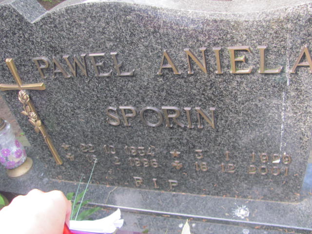 Aniela Sporin 1929 Opole-Półwieś - Grobonet - Wyszukiwarka osób pochowanych