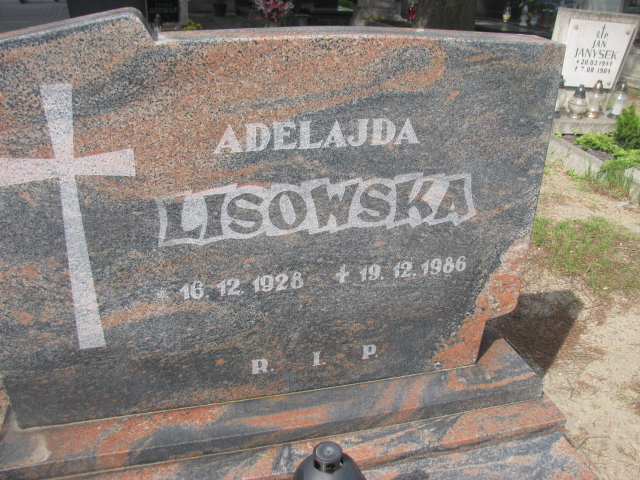 Adelajda Lisowska 1928 Opole-Półwieś - Grobonet - Wyszukiwarka osób pochowanych