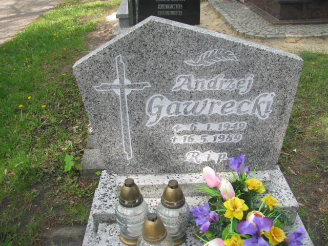 Andrzej Gawrecki 1949 Opole-Półwieś - Grobonet - Wyszukiwarka osób pochowanych