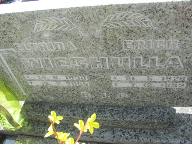 Erich Wiechulla 1926 Opole-Półwieś - Grobonet - Wyszukiwarka osób pochowanych