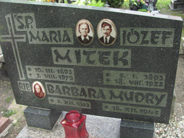 Barbara Mudry 1863 Opole-Półwieś - Grobonet - Wyszukiwarka osób pochowanych