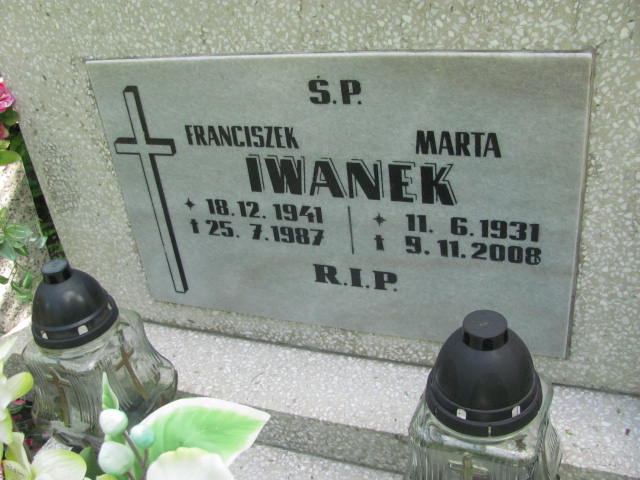 Franiszek Iwanek 1941 Opole-Półwieś - Grobonet - Wyszukiwarka osób pochowanych