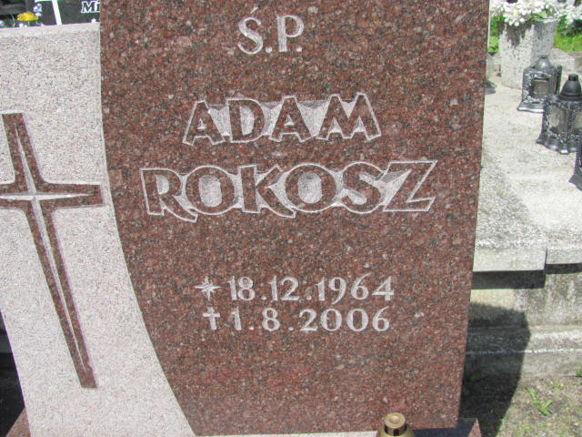 Adam Rokosz 1964 Opole-Półwieś - Grobonet - Wyszukiwarka osób pochowanych