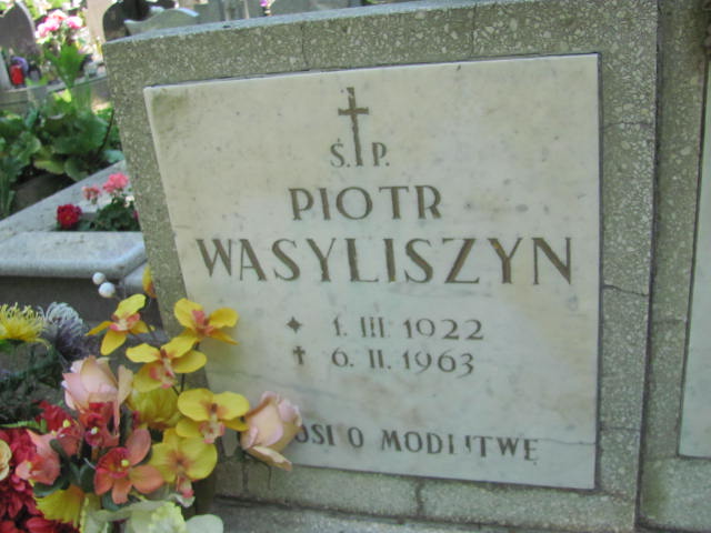 Piotr Wasyliszyn 1922 Opole-Półwieś - Grobonet - Wyszukiwarka osób pochowanych