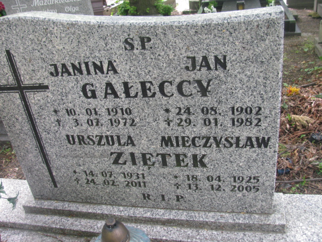 Urszula Ziętek 1931 Opole-Półwieś - Grobonet - Wyszukiwarka osób pochowanych
