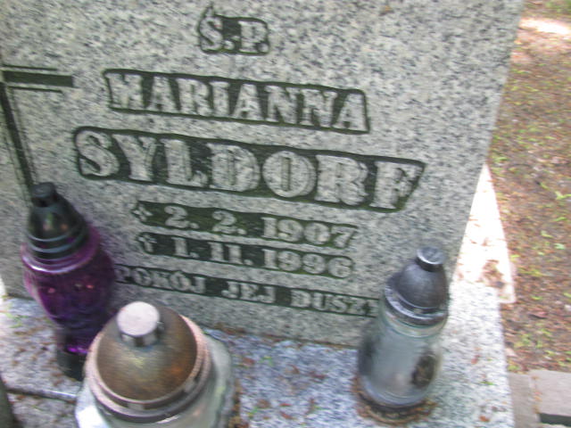 Marianna Syldorf 1907 Opole-Półwieś - Grobonet - Wyszukiwarka osób pochowanych
