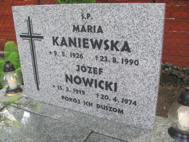 Maria Kaniewska 1926 Opole-Półwieś - Grobonet - Wyszukiwarka osób pochowanych
