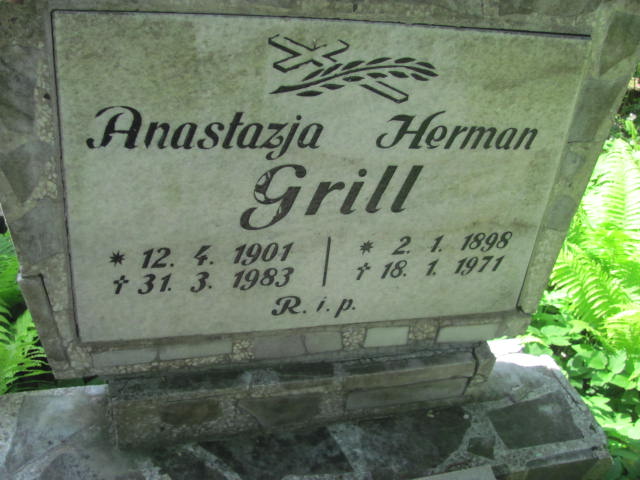Werner Grill 1940 Opole-Półwieś - Grobonet - Wyszukiwarka osób pochowanych