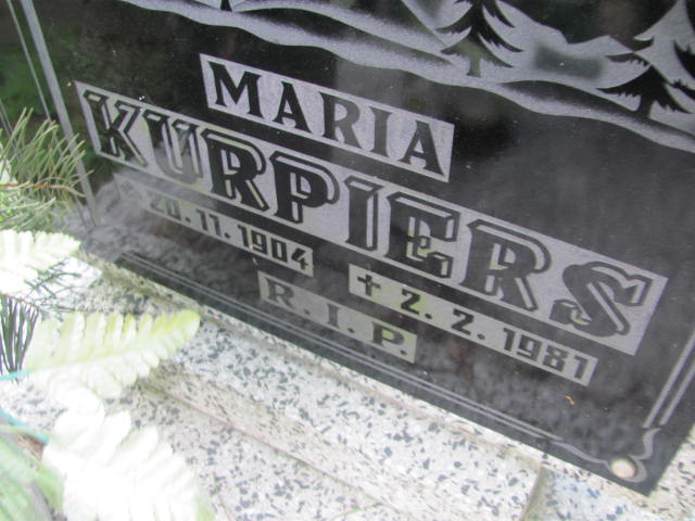 Maria Kurpiers 1904 Opole-Półwieś - Grobonet - Wyszukiwarka osób pochowanych