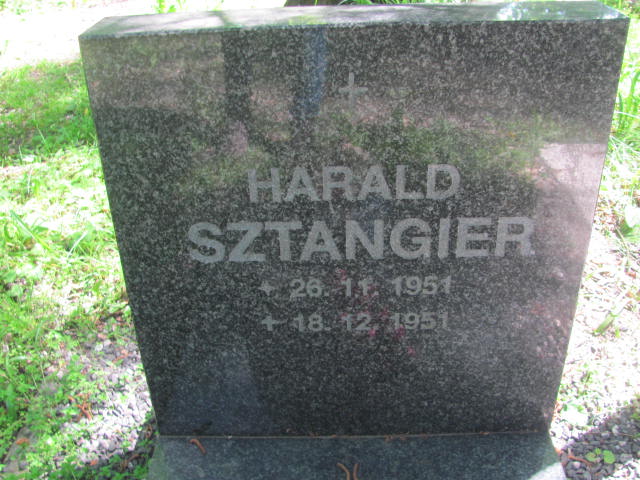 Harald Sztangier 1951 Opole-Półwieś - Grobonet - Wyszukiwarka osób pochowanych
