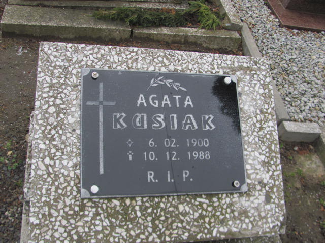Agata Kusiak 1900 Opole-Półwieś - Grobonet - Wyszukiwarka osób pochowanych