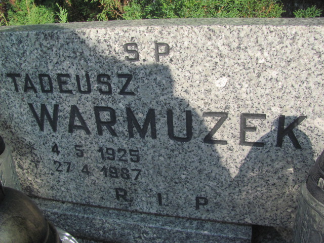 Czesława WARMUZEK 1928 Opole-Półwieś - Grobonet - Wyszukiwarka osób pochowanych