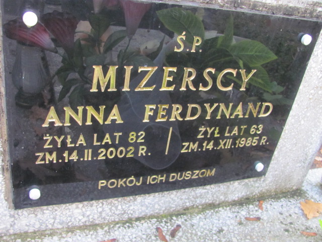 Ferdynand Mizerski 1922 Opole-Półwieś - Grobonet - Wyszukiwarka osób pochowanych