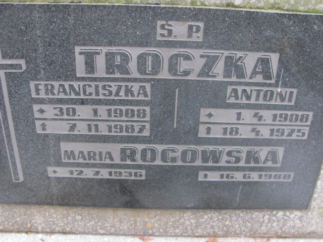 Antoni Troczka 1908 Opole-Półwieś - Grobonet - Wyszukiwarka osób pochowanych