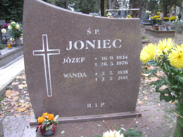 Józef Joniec 1934 Opole-Półwieś - Grobonet - Wyszukiwarka osób pochowanych