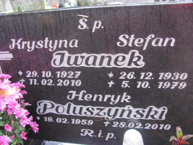 Stefan Iwanek 1930 Opole-Półwieś - Grobonet - Wyszukiwarka osób pochowanych