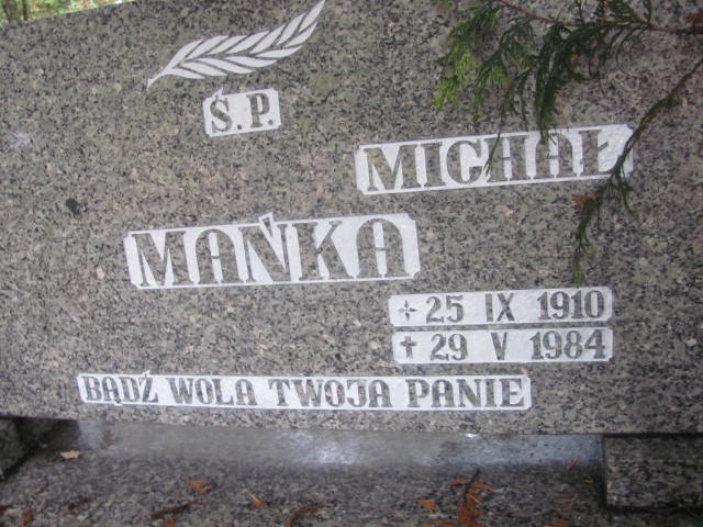 Michał Mańka 1910 Opole-Półwieś - Grobonet - Wyszukiwarka osób pochowanych