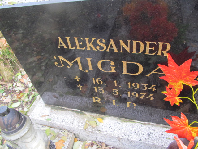 Aleksander Migda 1934 Opole-Półwieś - Grobonet - Wyszukiwarka osób pochowanych