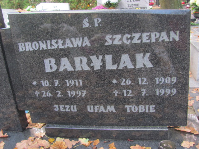 Szczepan Barylak 1909 Opole-Półwieś - Grobonet - Wyszukiwarka osób pochowanych