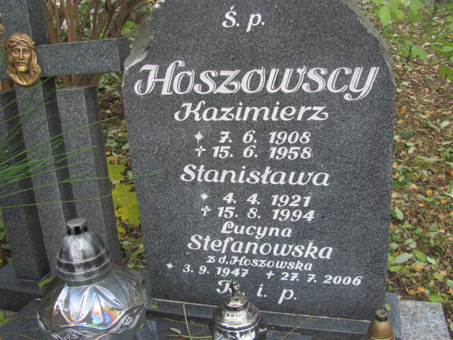 Kazimierz Hoszowski 1908 Opole-Półwieś - Grobonet - Wyszukiwarka osób pochowanych
