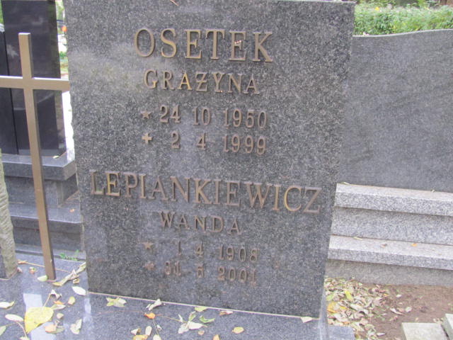 Franciszka Lepiankiewicz 1908 Opole-Półwieś - Grobonet - Wyszukiwarka osób pochowanych