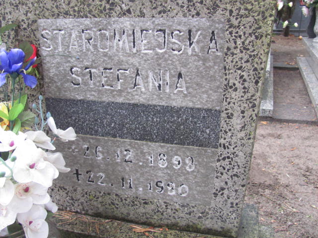 Stefania Staromiejska 1898 Opole-Półwieś - Grobonet - Wyszukiwarka osób pochowanych