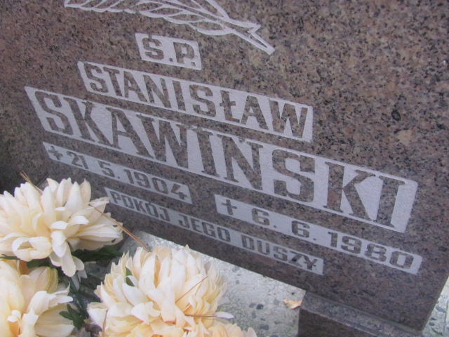 Stanisław Skawiński 1904 Opole-Półwieś - Grobonet - Wyszukiwarka osób pochowanych
