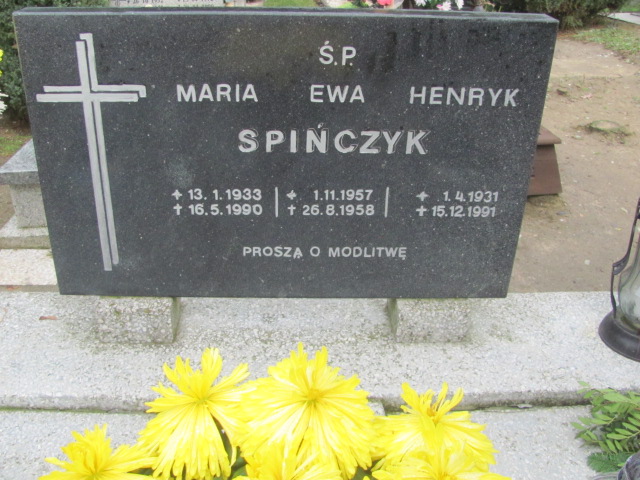 Henryk Spinczyk 1931 Opole-Półwieś - Grobonet - Wyszukiwarka osób pochowanych
