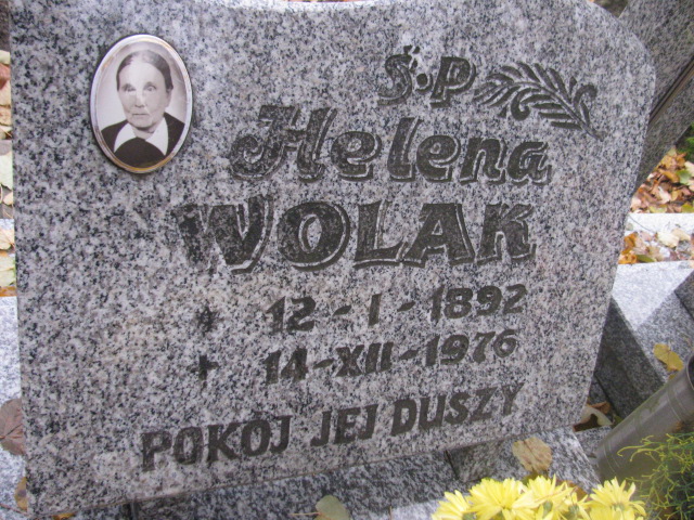 Helena Wolak 1892 Opole-Półwieś - Grobonet - Wyszukiwarka osób pochowanych