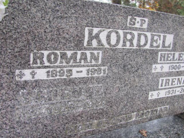 Helena Kordel 1899 Opole-Półwieś - Grobonet - Wyszukiwarka osób pochowanych