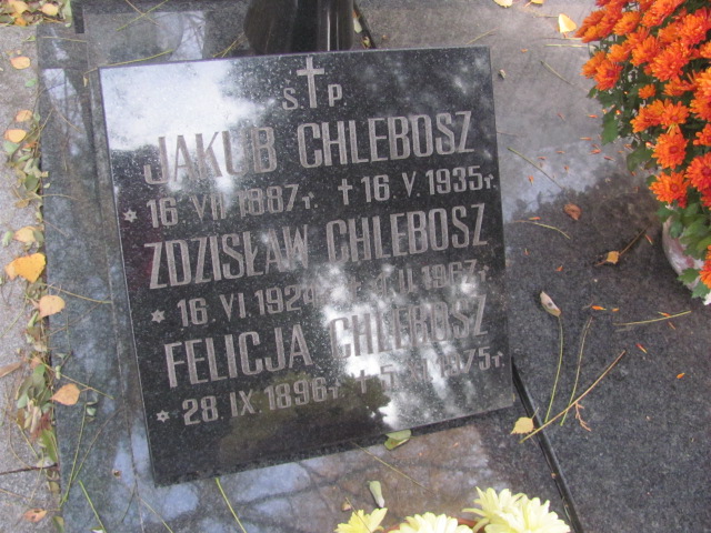 Jakub Chlebosz 1887 Opole-Półwieś - Grobonet - Wyszukiwarka osób pochowanych