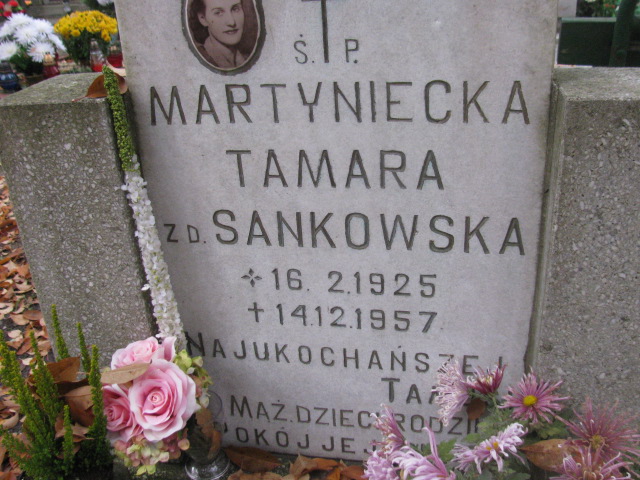 Tamara Martyniecka 1925 Opole-Półwieś - Grobonet - Wyszukiwarka osób pochowanych