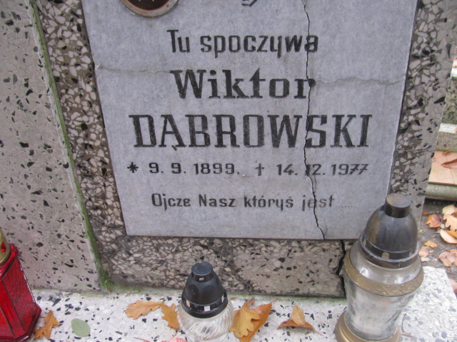 Wiktor Dąbrowski 1899 Opole-Półwieś - Grobonet - Wyszukiwarka osób pochowanych