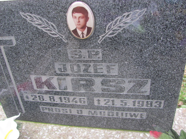 Józef Kirsz 1946 Opole-Półwieś - Grobonet - Wyszukiwarka osób pochowanych