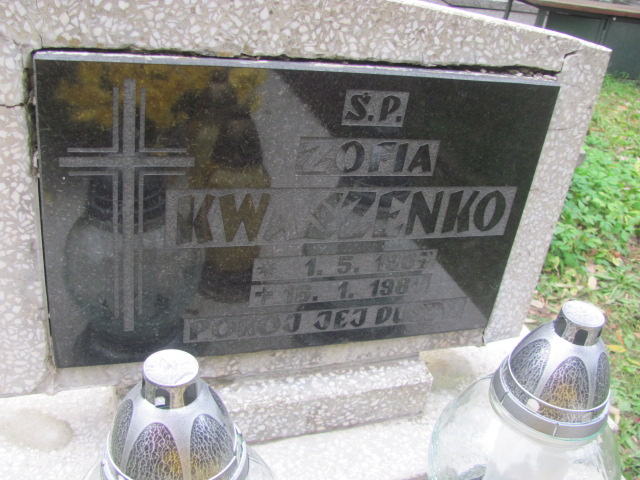 Zofia Kwaszenko 1907 Opole-Półwieś - Grobonet - Wyszukiwarka osób pochowanych