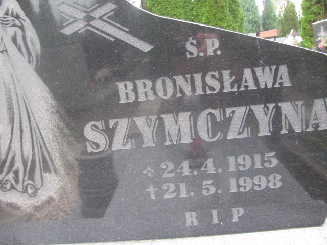 Bronisława Szymczyna 1915 Opole-Półwieś - Grobonet - Wyszukiwarka osób pochowanych
