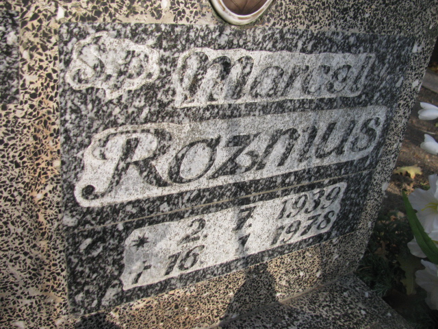 Marcel Rozmus 1939 Opole-Półwieś - Grobonet - Wyszukiwarka osób pochowanych