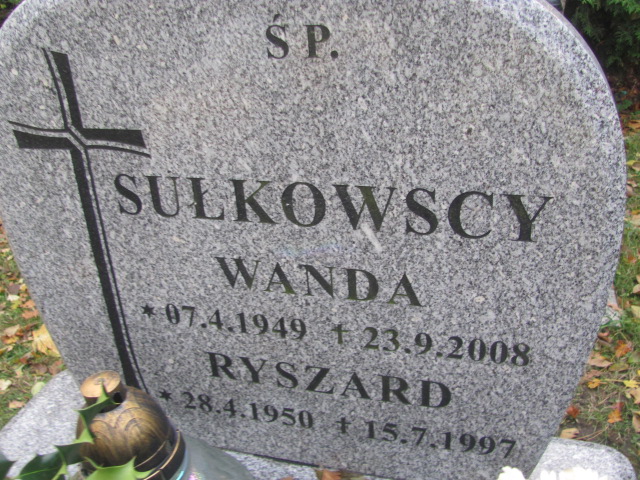 Ryszard Sułkowski 1950 Opole-Półwieś - Grobonet - Wyszukiwarka osób pochowanych