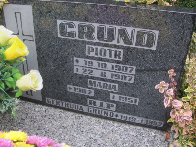 Gertruda Grund 1919 Opole-Półwieś - Grobonet - Wyszukiwarka osób pochowanych