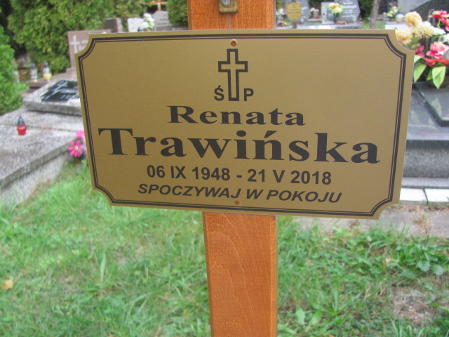 Renata Trawińska 1948 Opole-Półwieś - Grobonet - Wyszukiwarka osób pochowanych