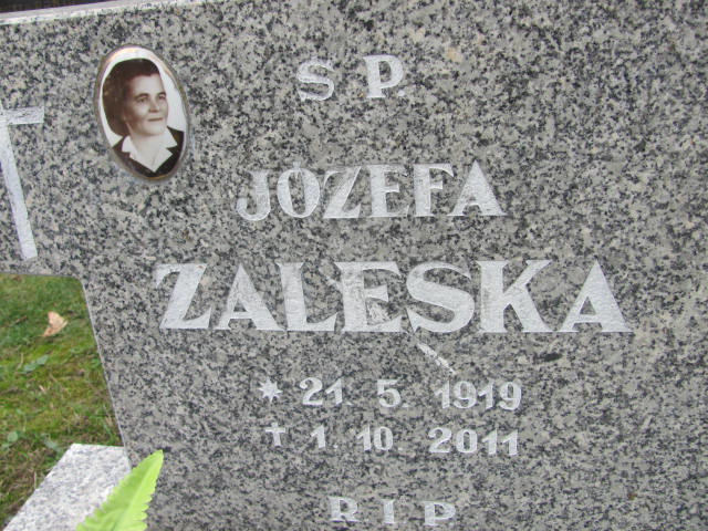Józefa Zaleska 1919 Opole-Półwieś - Grobonet - Wyszukiwarka osób pochowanych