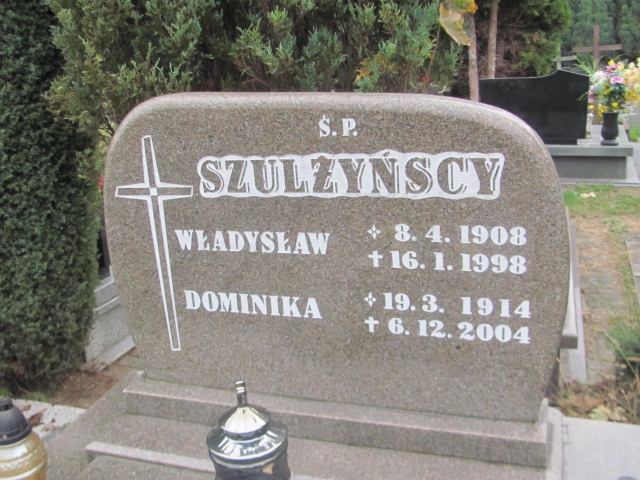Władysław Szulżyński 1908 Opole-Półwieś - Grobonet - Wyszukiwarka osób pochowanych