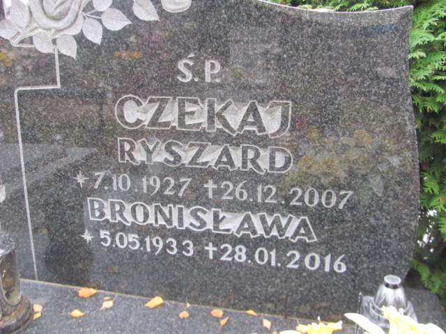 Ryszard Czekaj 1927 Opole-Półwieś - Grobonet - Wyszukiwarka osób pochowanych