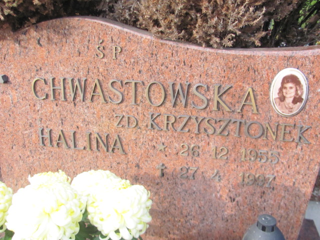 Halina Chwastowska 1955 Opole-Półwieś - Grobonet - Wyszukiwarka osób pochowanych