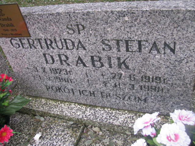 Gertruda Drabik 1923 Opole-Półwieś - Grobonet - Wyszukiwarka osób pochowanych