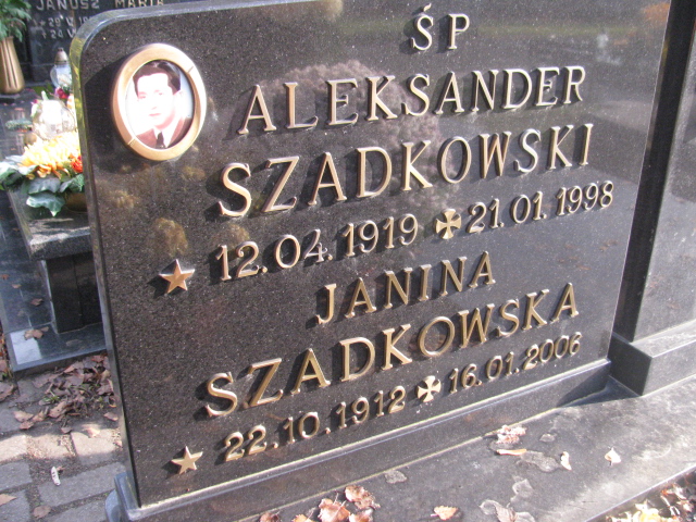 Janina Szadkowska 1912 Opole-Półwieś - Grobonet - Wyszukiwarka osób pochowanych