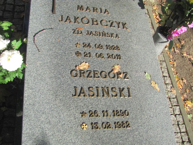 Grzegorz Jasiński 1890 Opole-Półwieś - Grobonet - Wyszukiwarka osób pochowanych