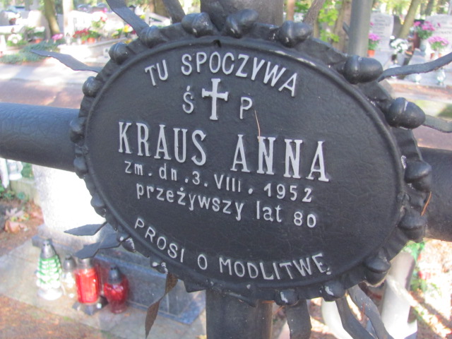 Anna Kraus Opole-Półwieś - Grobonet - Wyszukiwarka osób pochowanych