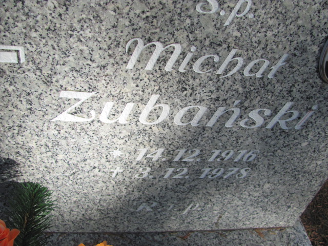 Michał Zubański 1910 Opole-Półwieś - Grobonet - Wyszukiwarka osób pochowanych