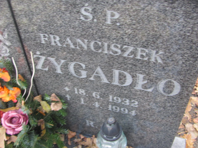 Franciszek Żygadło 1932 Opole-Półwieś - Grobonet - Wyszukiwarka osób pochowanych